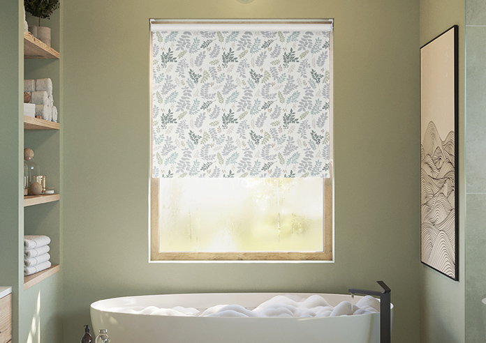 Breezy Leaves, Dewdrop - Twist&Fit Roller Blind - Image 3